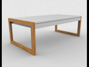 table centrale 2 Modèle 3D