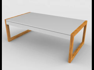 table centrale 2 Modèle 3D