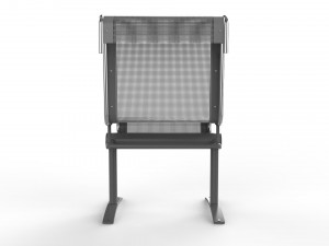waiting room chair 1 seat 3Dモデル