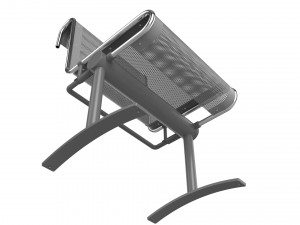 waiting room chair 1 seat 3Dモデル