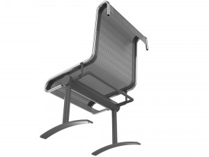 waiting room chair 1 seat 3Dモデル