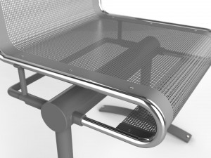 waiting room chair 1 seat 3Dモデル