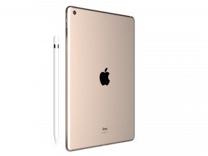ipad 9 7-inch gold 3D Model