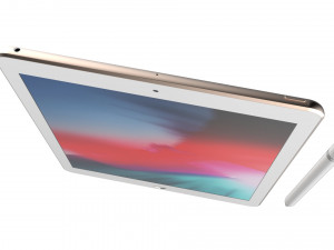 ipad 9 7-inch gold 3D Model