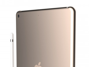 ipad 9 7-inch gold 3D Model