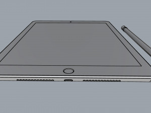 ipad 9 7-inch gold 3D Model