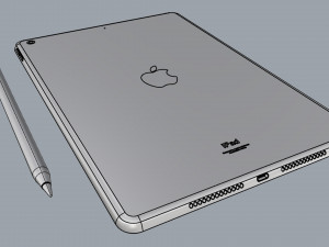 ipad 9 7-inch gold 3D Model