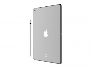 ipad 9 7-inch space gray 3D Model