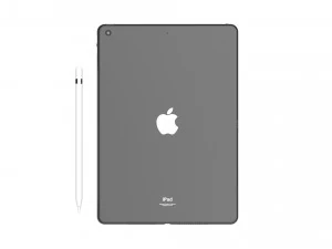 ipad 9 7-inch space gray 3D Model