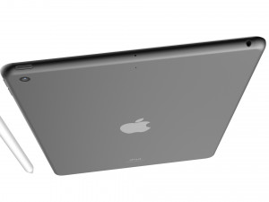 ipad 9 7-inch space gray 3D Model