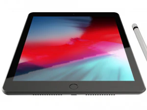 ipad 9 7-inch space gray 3D Model