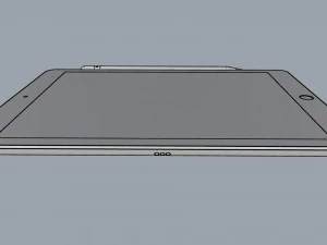 ipad 9 7-inch silver 3D Model