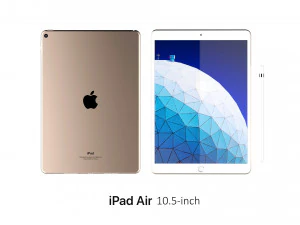 ipad air 10 5-inch gold 3D Model