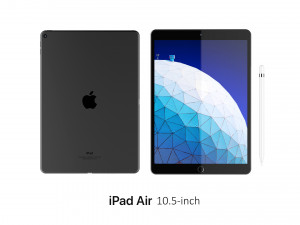 ipad air 10 5-inch space gray Modelo 3D