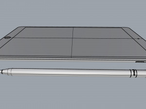 ipad air 10 5-inch space gray Model 3D