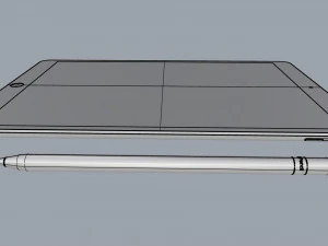 아이패드 에어 10 5인치 스페이스 그레이 3D 모델