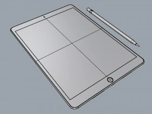 아이패드 에어 10 5인치 스페이스 그레이 3D 모델