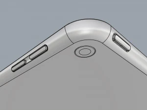 아이패드 에어 10 5인치 스페이스 그레이 3D 모델
