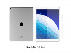 ipad air 10 5-inch silver Modelo 3D