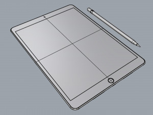 ipad air 10 5-inch silver Modelo 3D