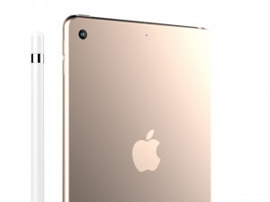 ipad mini 7 9-inch gold 3D-Modell