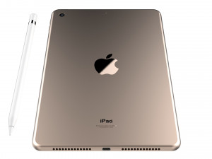 ipad mini 7 9-inch gold 3D-Modell