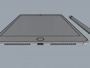 ipad mini 7 9-inch gold 3D Model
