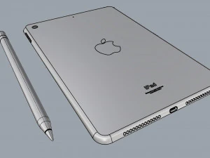 ipad mini 7 9-inch gold 3D Model