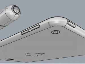 ipad mini 7 9-inch gold 3D Model