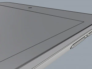ipad mini 7 9-inch gold 3D Model