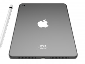 ipad mini 7 9-inch space gray 3D Model