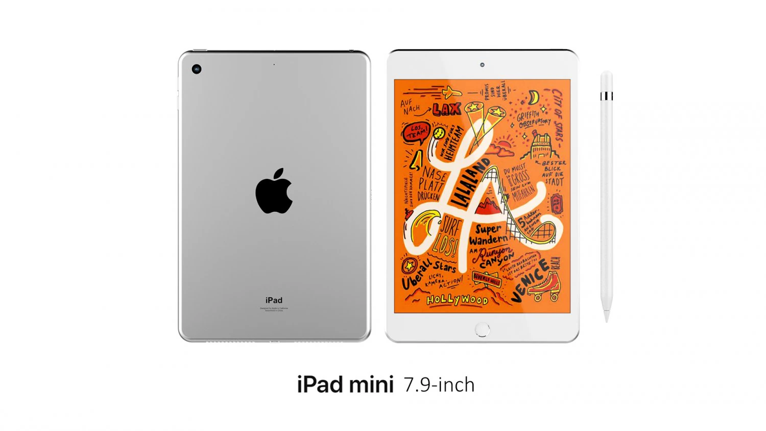 ipad mini 7 9-inch silver 3D Model .c4d .max .obj .3ds .fbx .stl .blend 