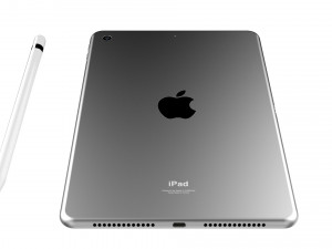 ipad mini 7 9-inch silver Modèle 3D