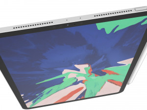 ipad pro 11-inch silver 3D Model