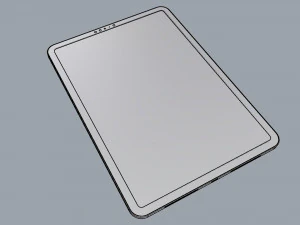 ipad pro 11-inch silver 3D Model