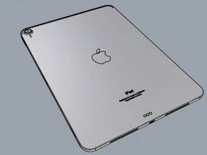 ipad pro 11-inch silver 3D Model