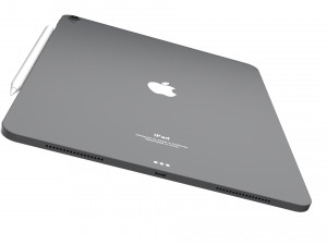 ipad pro 12 9-inch space gray 3D-Modell