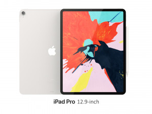 ipad pro 12 9-inch silver Modelo 3D