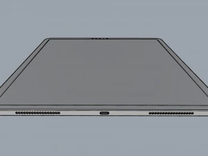 ipad pro 12 9-inch silver 3D Model