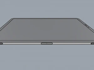 ipad pro 12 9-inch silver 3D Model