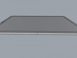 ipad pro 12 9-inch silver 3D Модель