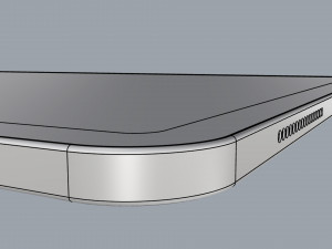 ipad pro 12 9-inch silver 3D Модель