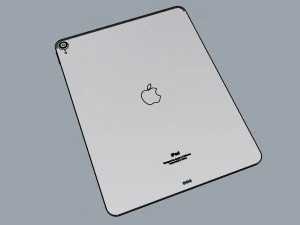 ipad pro 12 9-inch silver 3D Model