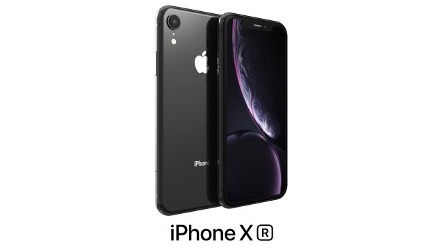 apple iphone xr black Model 3D .c4d .max .obj .3ds .fbx .stl .blend 