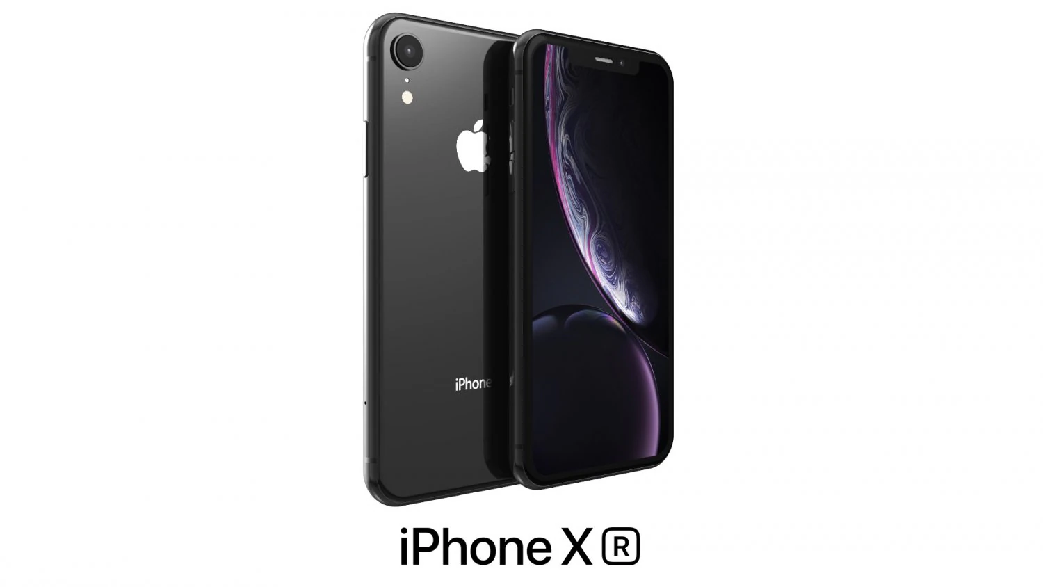 apple iphone xr black 3D Model .c4d .max .obj .3ds .fbx .stl .blend