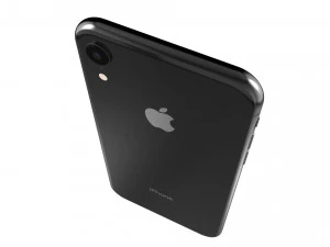 apple iphone xr black 3D Model