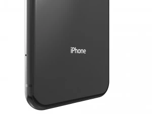 apple iphone xr black 3D Model