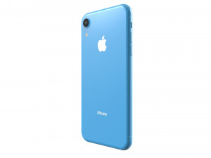 apple iphone xr blue 3D Model