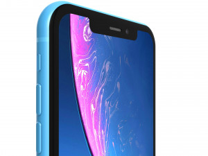apple iphone xr blue 3D Model