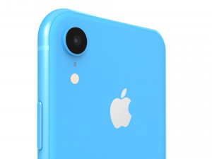 apple iphone xr blue 3D Model